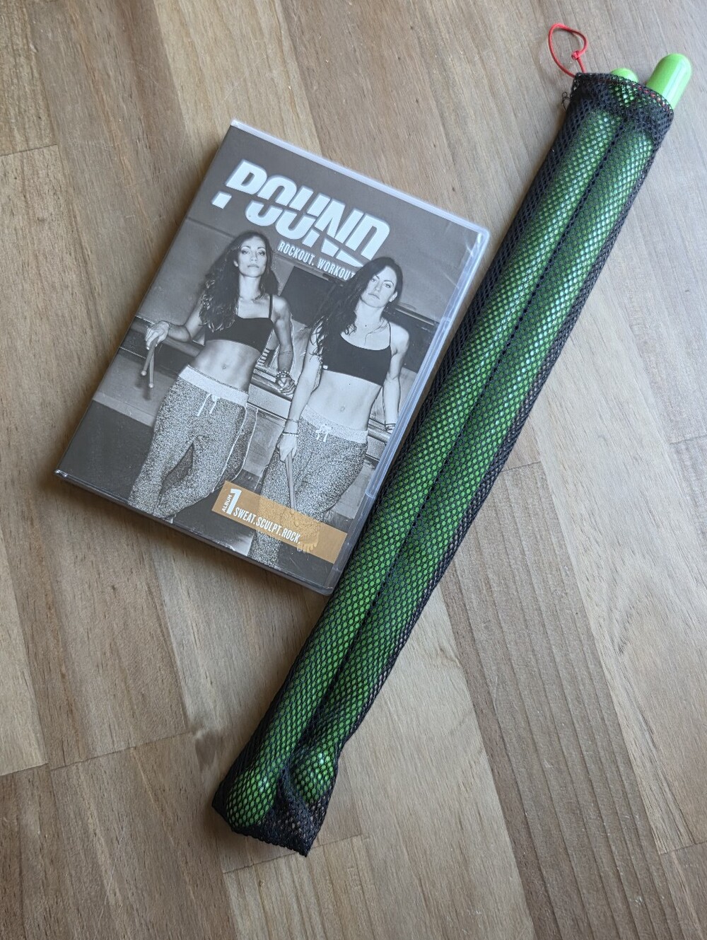 Pound Rockout Workout DVD Set With RipStix